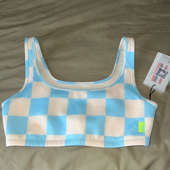 P.E Nation Other - PE Nation Escalade Sports Bra - Summer Sky